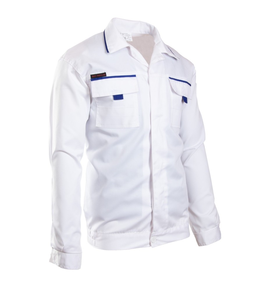 BLUZA - BIAŁY - MAX-POPULAR