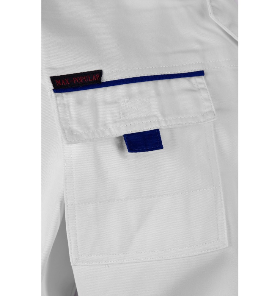 BLUZA - BIAŁY - MAX-POPULAR