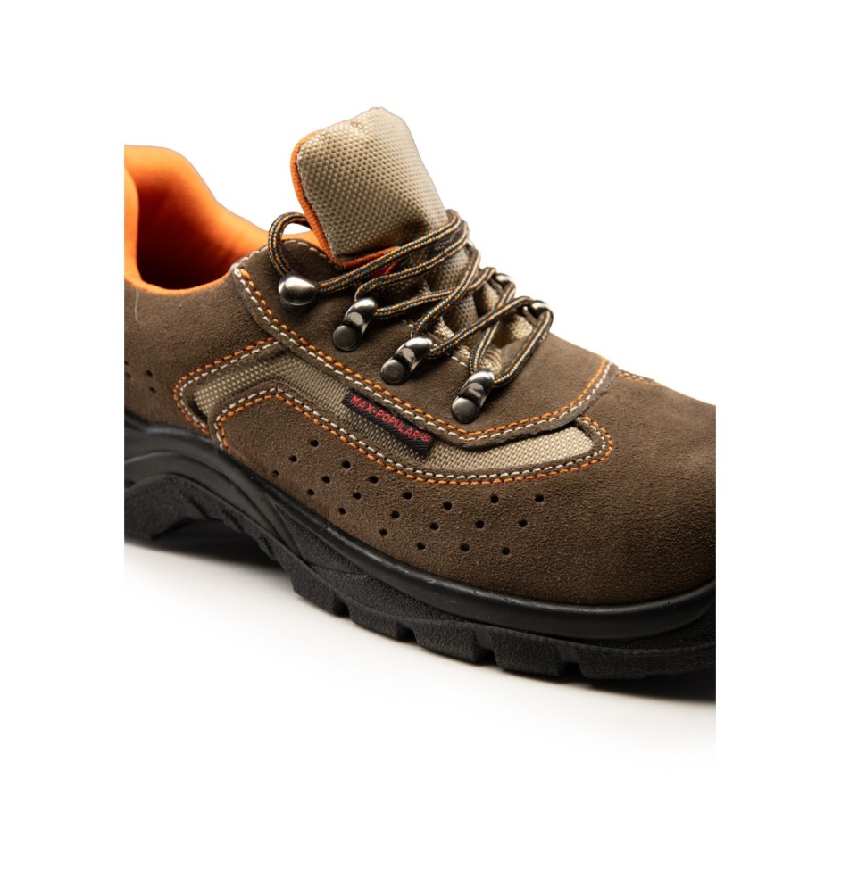 PÓŁBUT ZAMSZ BRĄZ. S1-P SRC - MAX-POPULAR.