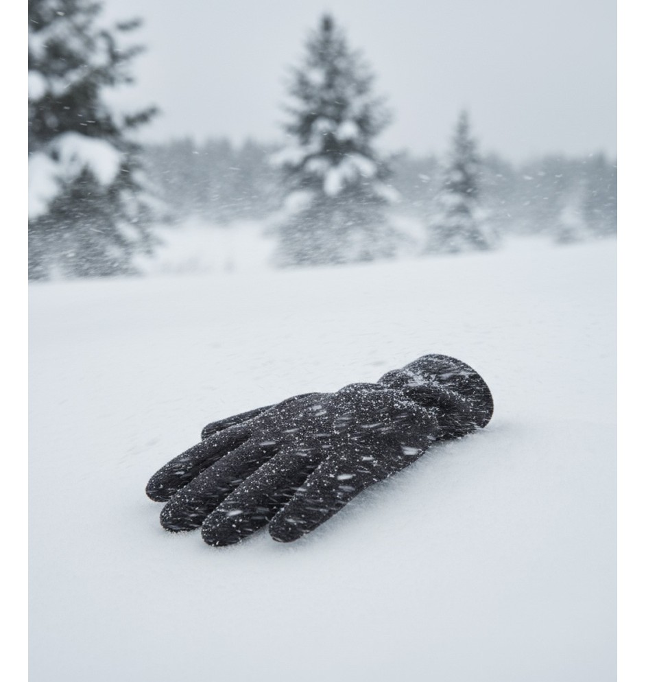 ALASKA RĘKAWICZKI POLAR CZARNE DAMSKIE - ALASKA