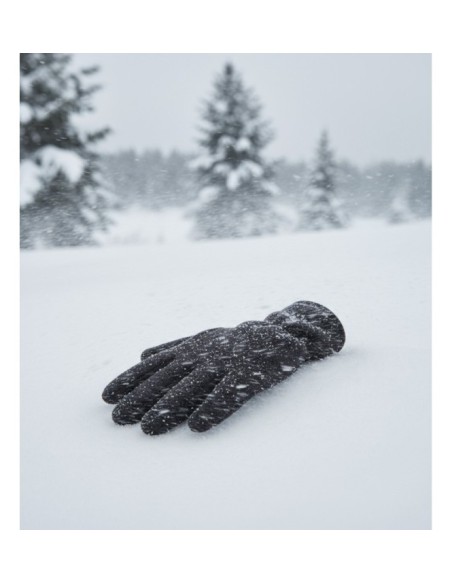 ALASKA RĘKAWICZKI POLAR CZARNE MĘSKIE - ALASKA