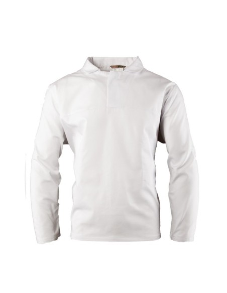 BLUZA DŁUGI RĘKAW HACCP WKŁADANA PRZEZ GŁOWĘ - BRIXTON WHITE