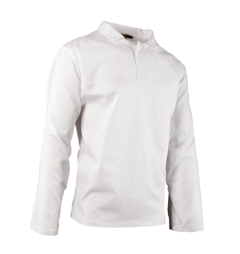 BLUZA DŁUGI RĘKAW HACCP WKŁADANA PRZEZ GŁOWĘ - BRIXTON WHITE