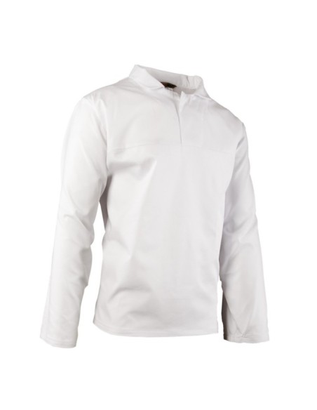 BLUZA DŁUGI RĘKAW HACCP WKŁADANA PRZEZ GŁOWĘ - BRIXTON WHITE