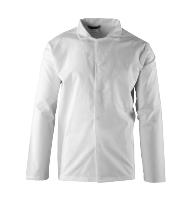 BLUZA ROZPINANA MĘSKA HACCP - KRAJAN BIEL