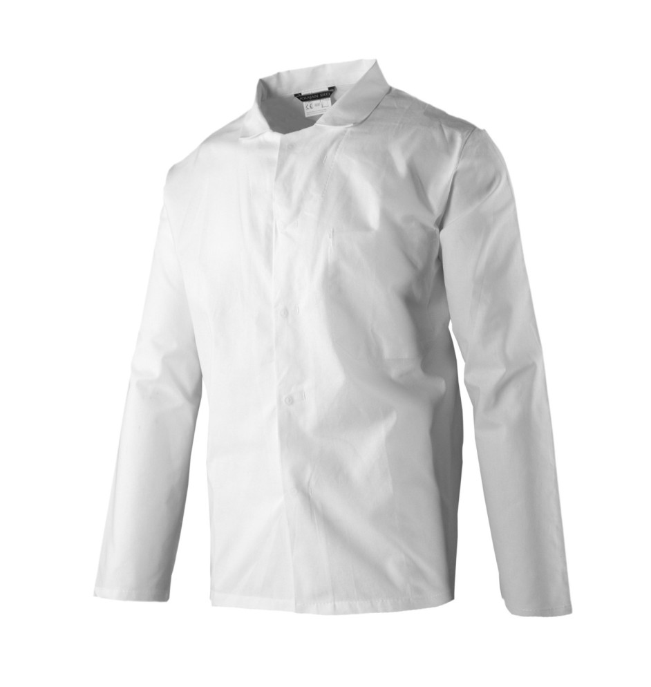 BLUZA ROZPINANA MĘSKA HACCP - KRAJAN BIEL