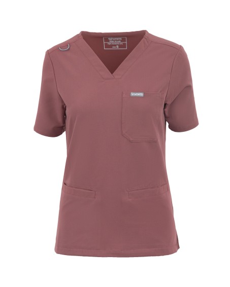 kopia MYNTS V-Neck Two Pockets – Scrub Top Women WMT002 Terra Rose - MYNTS