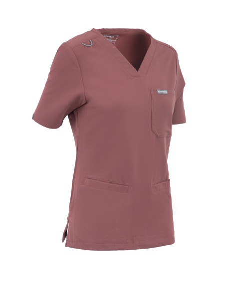 kopia MYNTS V-Neck Two Pockets – Scrub Top Women WMT002 Terra Rose - MYNTS