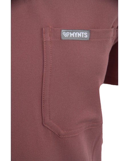 kopia MYNTS V-Neck Two Pockets – Scrub Top Women WMT002 Terra Rose - MYNTS
