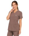 kopia MYNTS V-Neck Two Pockets – Scrub Top Women WMT002 Sahara Mokka - MYNTS