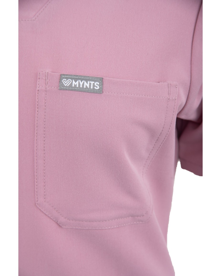 kopia MYNTS V-Neck Two Pockets – Scrub Top Women WMT002 Rose Water - MYNTS