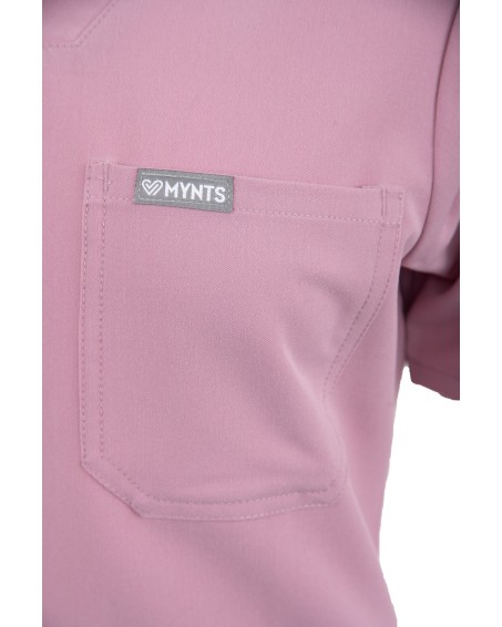 kopia MYNTS V-Neck Two Pockets – Scrub Top Women WMT002 Rose Water - MYNTS