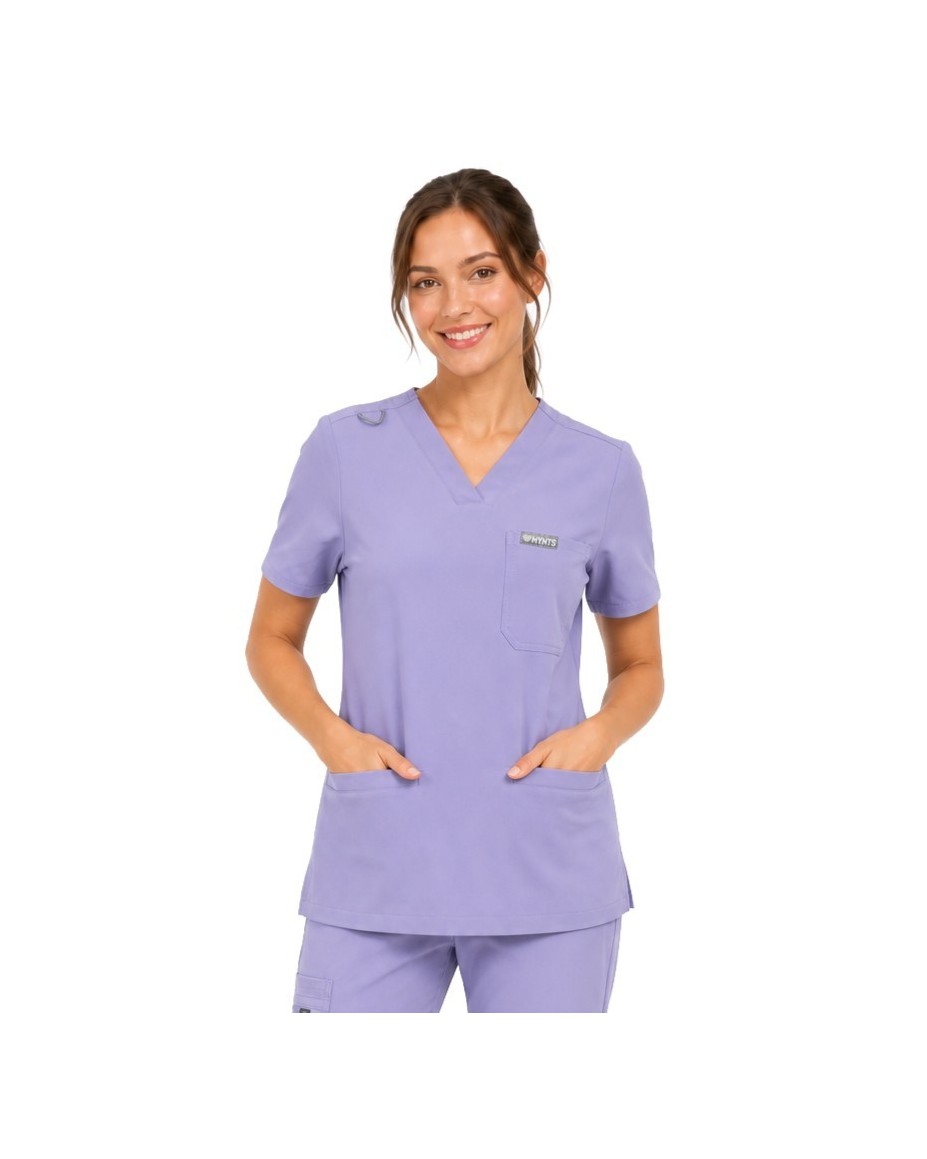 kopia MYNTS V-Neck Two Pockets – Scrub Top Women WMT002 Lavender - MYNTS