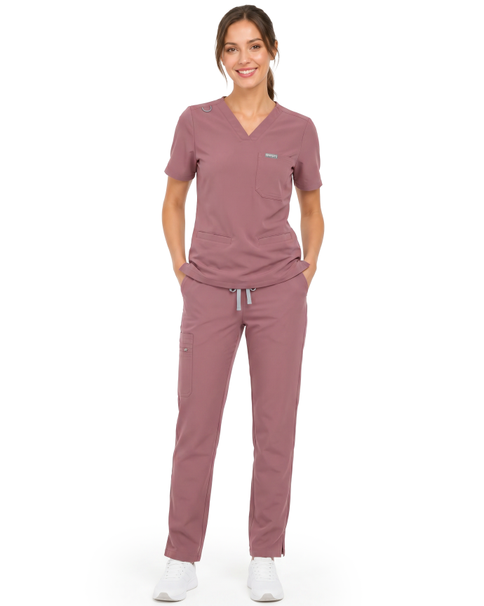 copy of MYNTS Straight Leg Pants Women WMP002 Terra Rose - MYNTS 2