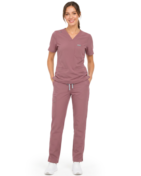 kopia MYNTS Straight Leg Pants Women WMP002 Terra Rose - MYNTS