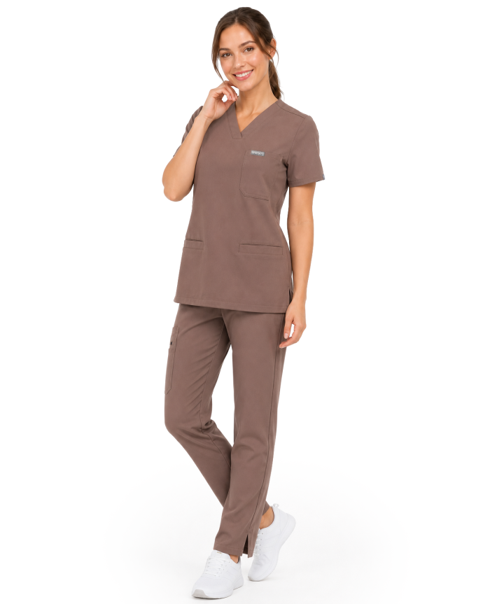 kopia MYNTS Straight Leg Pants Women WMP002 Sahara Mokka - MYNTS 2