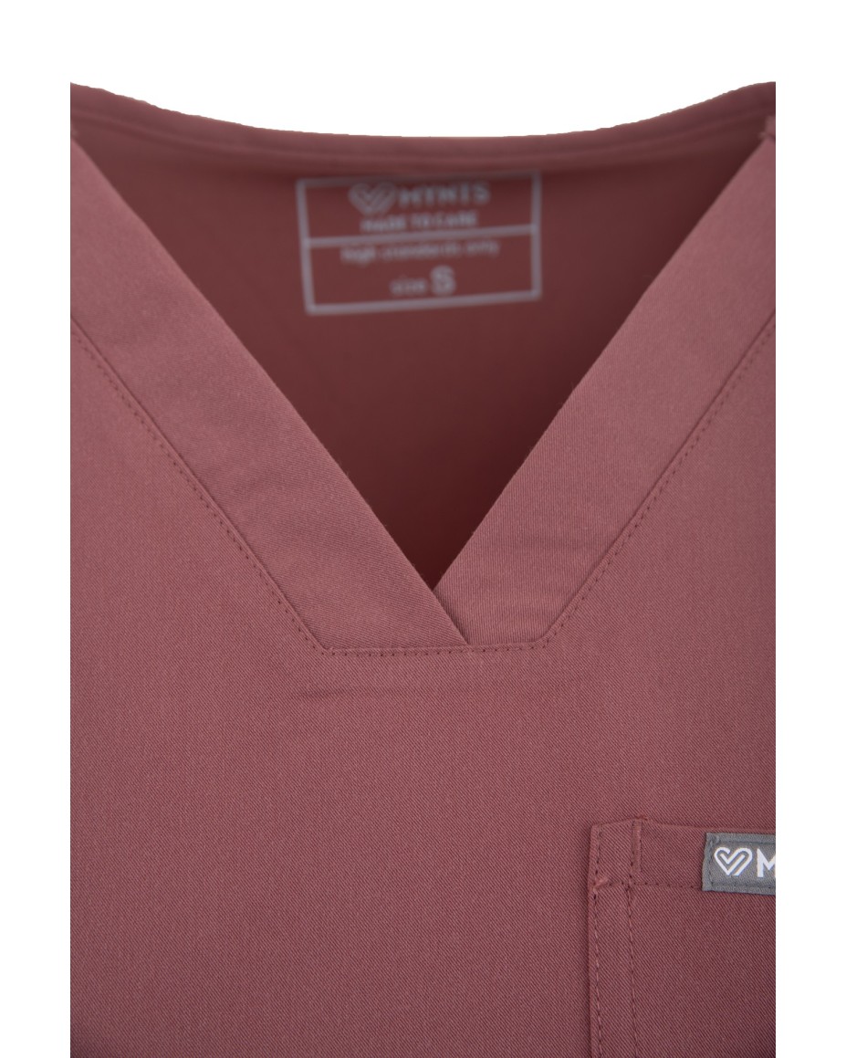 kopia MYNTS V-Neck Pocket Genius – Scrub Top Women WMT001 Terra Rose - MYNTS