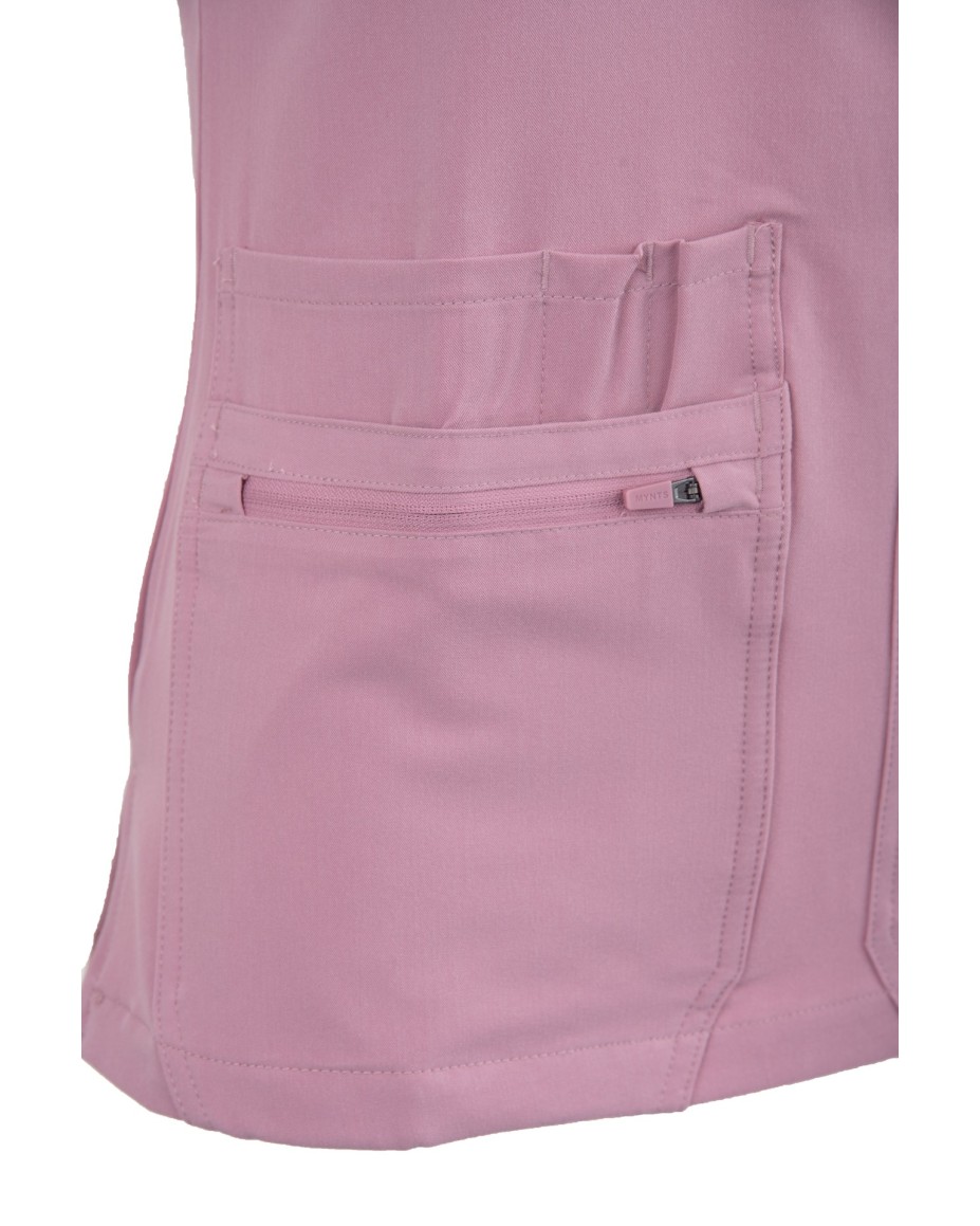 kopia MYNTS V-Neck Pocket Genius – Scrub Top Women WMT001 Rose Water - MYNTS