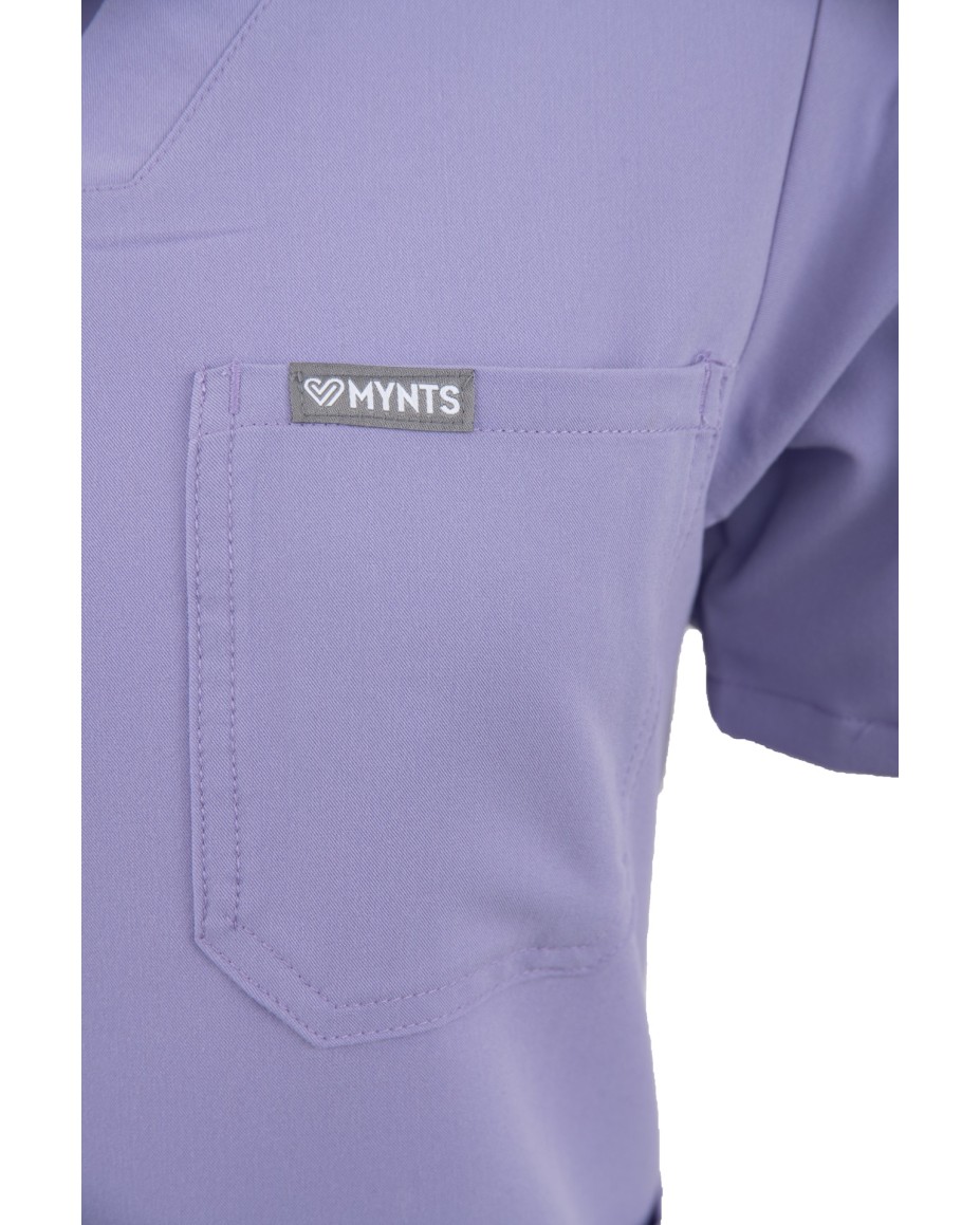 kopia MYNTS V-Neck Pocket Genius – Scrub Top Women WMT001 Lavender - MYNTS