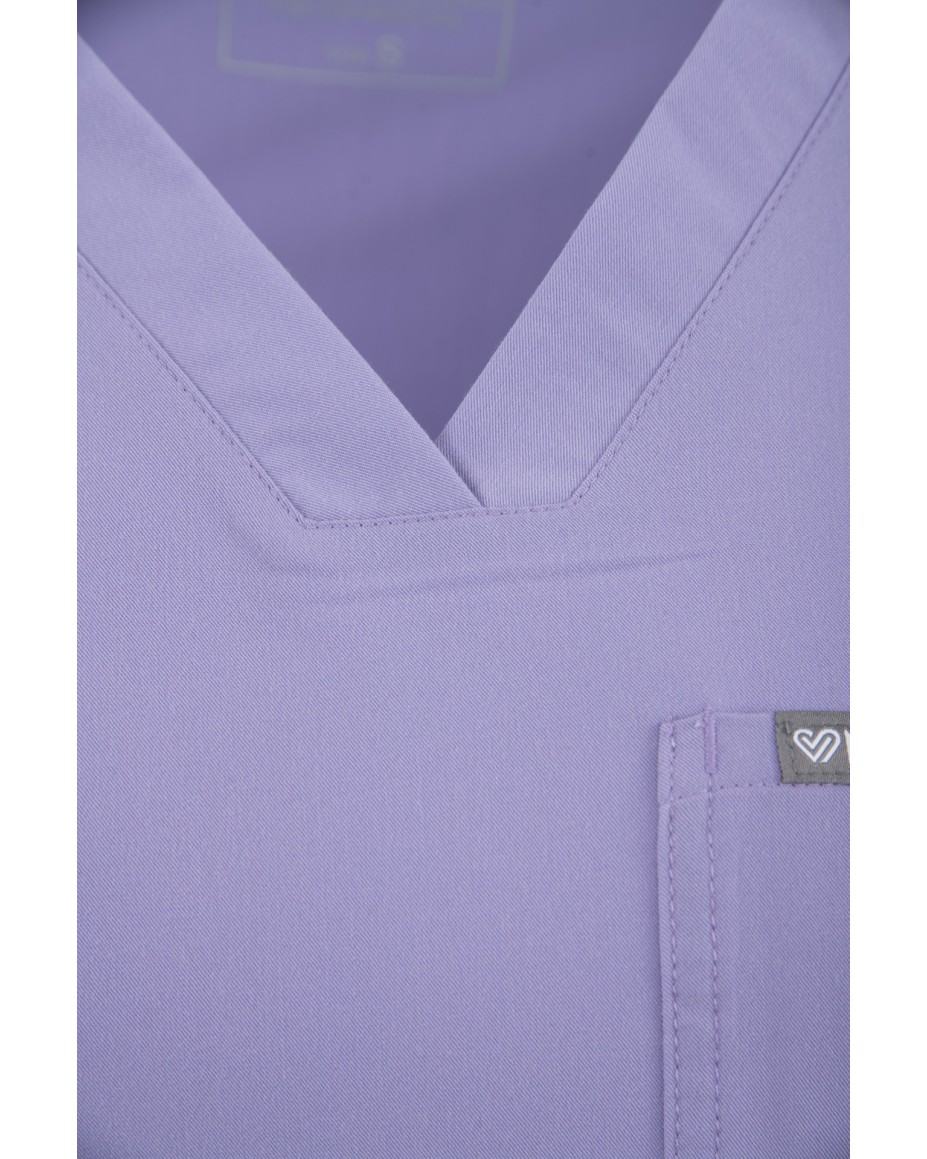 kopia MYNTS V-Neck Pocket Genius – Scrub Top Women WMT001 Lavender - MYNTS