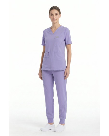 kopia MYNTS V-Neck Pocket Genius – Scrub Top Women WMT001 Lavender - MYNTS