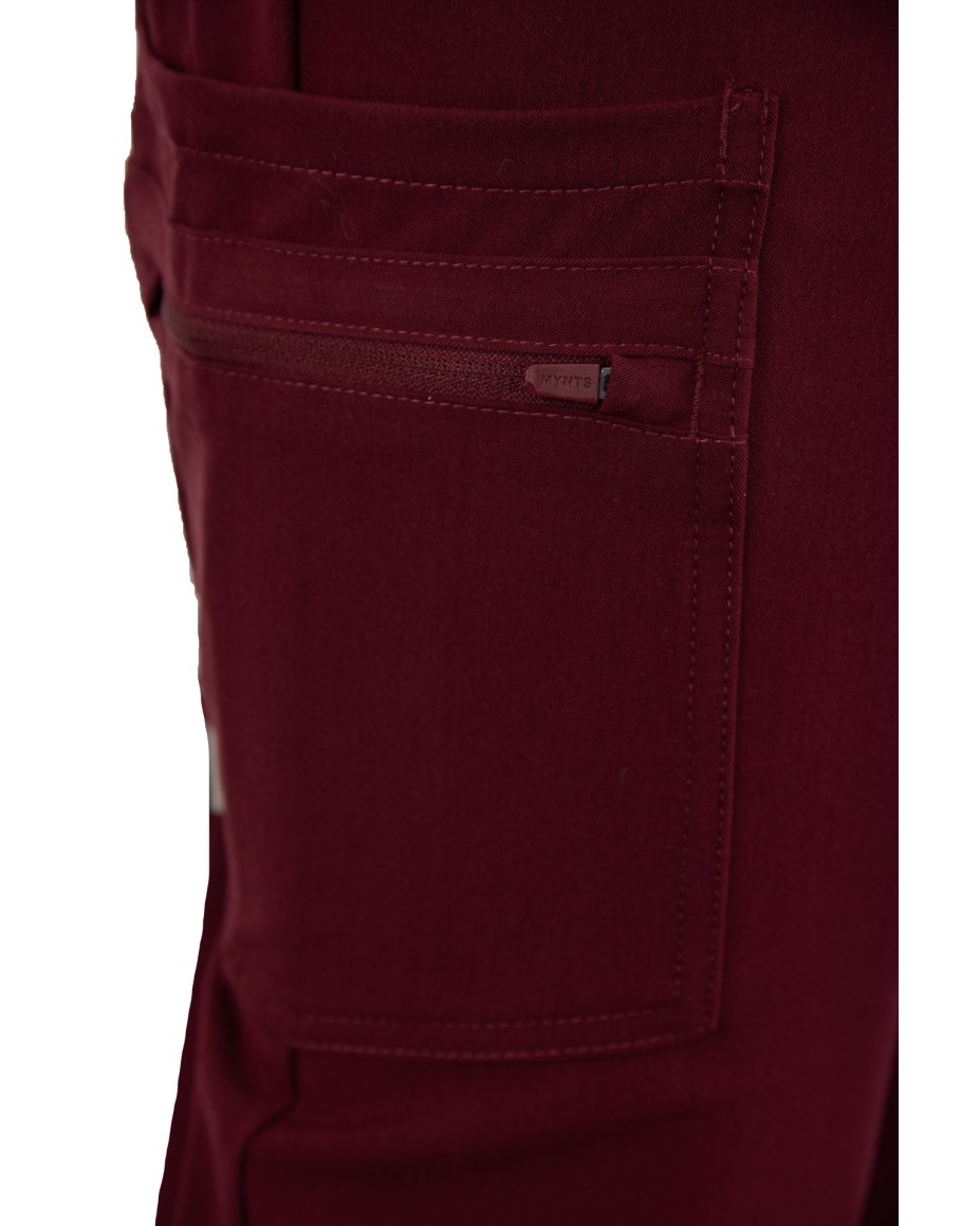 kopia MYNTS Straight Leg Pants Men MMP004 Burgundy - MYNTS