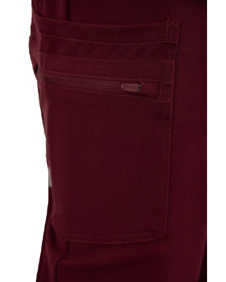 copy of MYNTS Straight Leg Pants Men MMP004 Burgundy - MYNTS