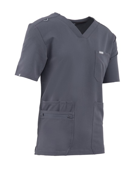 kopia MYNTS V-Neck Pocket Genius - ScrubTop Men MMT003 MoonStone Grey - MYNTS