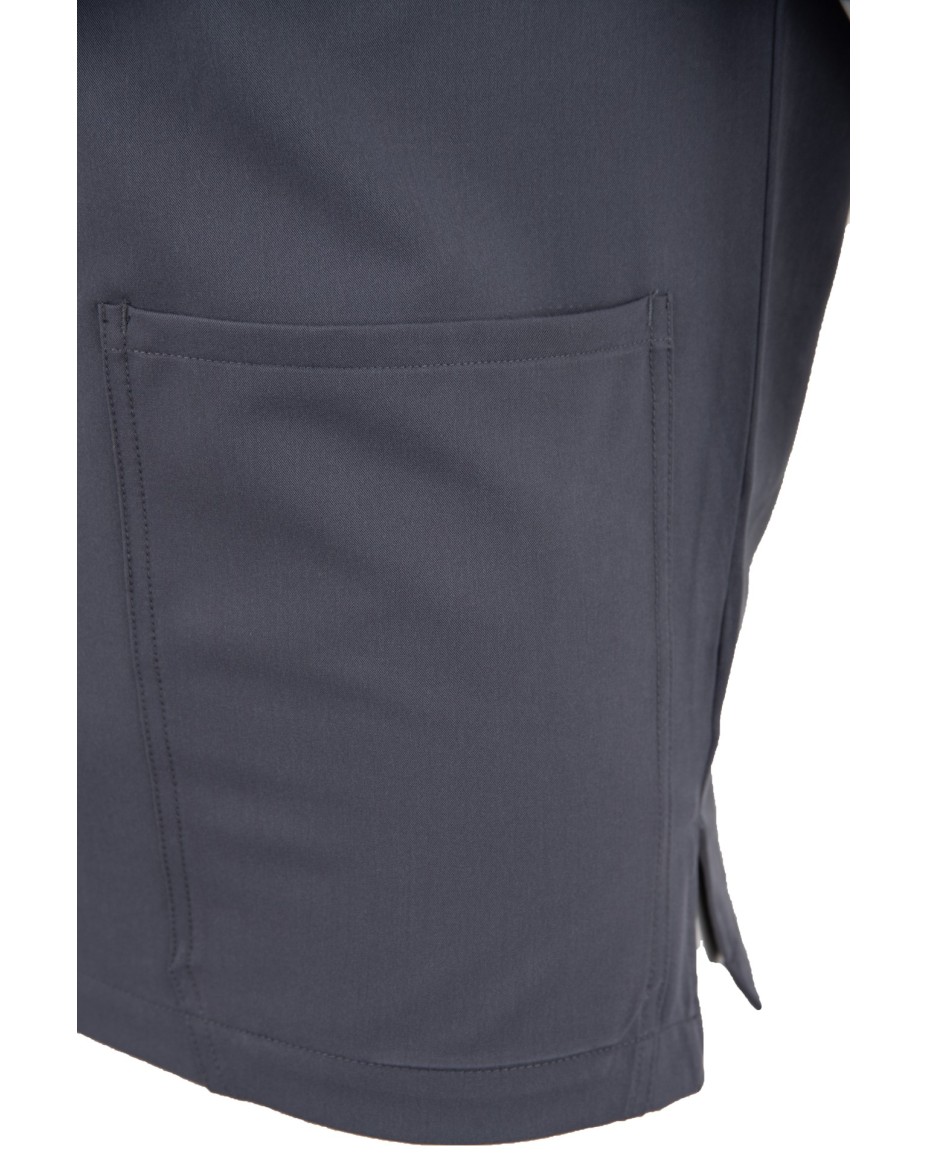 kopia MYNTS V-Neck Pocket Genius - ScrubTop Men MMT003 MoonStone Grey - MYNTS