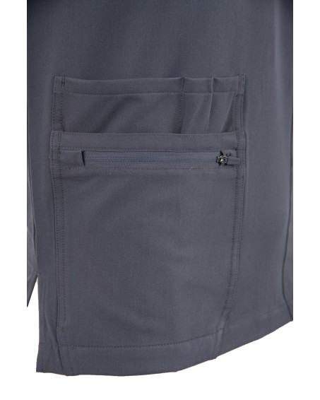 kopia MYNTS V-Neck Pocket Genius - ScrubTop Men MMT003 MoonStone Grey - MYNTS