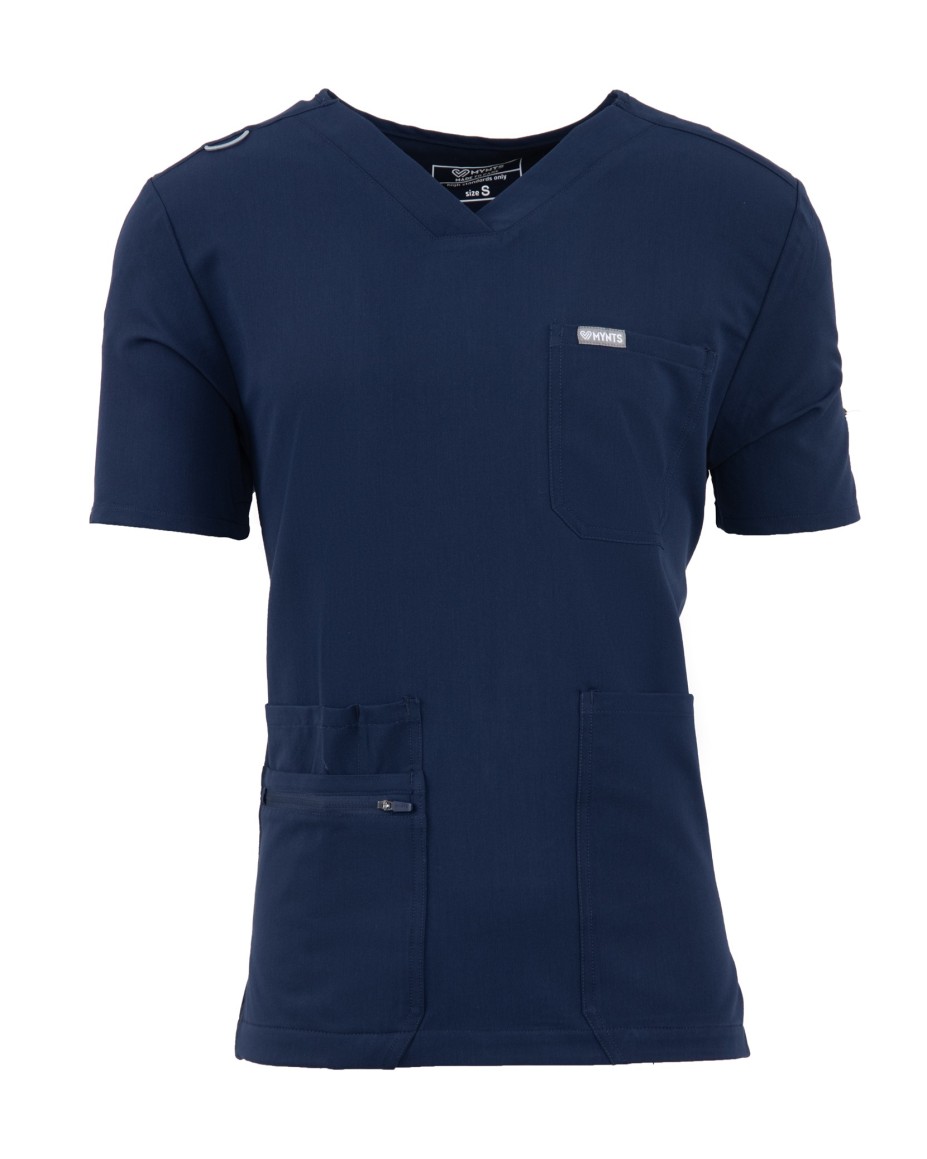 kopia MYNTS V-Neck Pocket Genius - ScrubTop Men MMT003 Midnight Navy - MYNTS