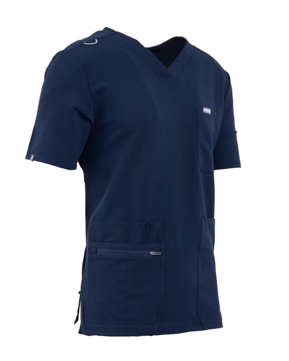 copy of MYNTS V-Neck Pocket Genius - ScrubTop Men MMT003 Midnight Navy - MYNTS