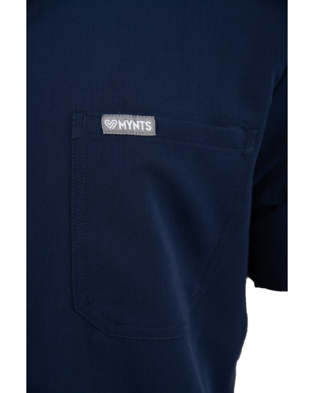 kopia MYNTS V-Neck Pocket Genius - ScrubTop Men MMT003 Midnight Navy - MYNTS