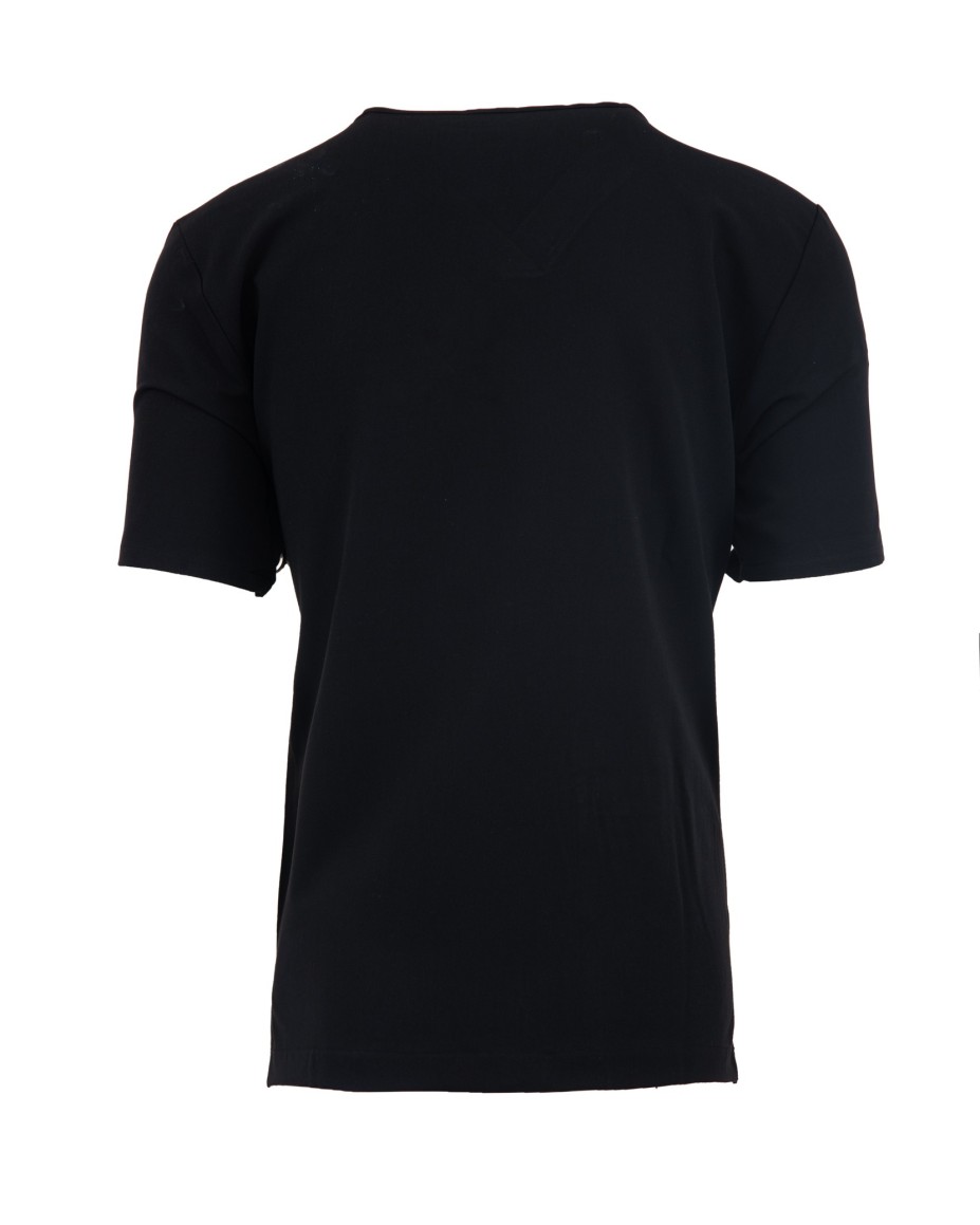 kopia MYNTS V-Neck Pocket Genius - ScrubTop Men MMT003 Black - MYNTS