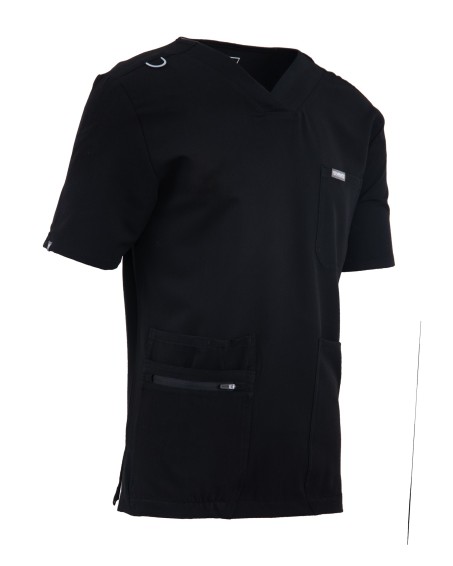 kopia MYNTS V-Neck Pocket Genius - ScrubTop Men MMT003 Black - MYNTS