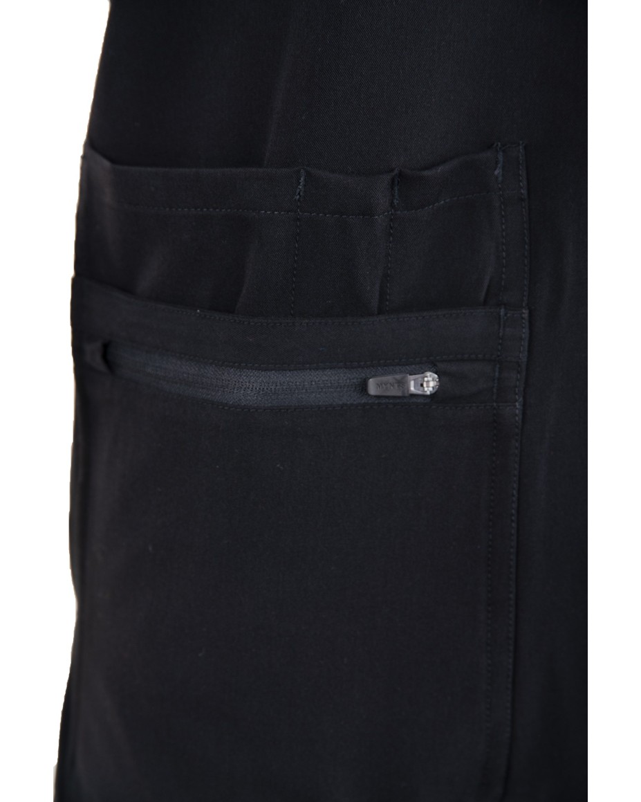 copy of MYNTS V-Neck Pocket Genius - ScrubTop Men MMT003 Black - MYNTS