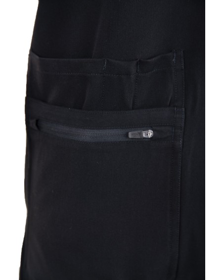 kopia MYNTS V-Neck Pocket Genius - ScrubTop Men MMT003 Black - MYNTS