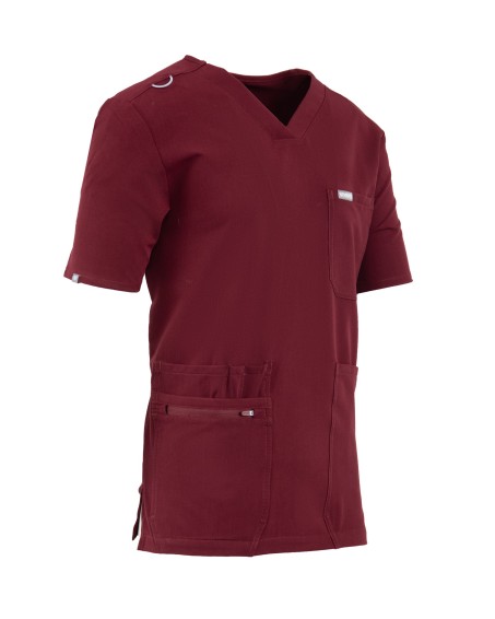 copy of MYNTS V-Neck Pocket Genius - ScrubTop Men MMT003 Burgundy - MYNTS