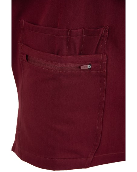 copy of MYNTS V-Neck Pocket Genius - ScrubTop Men MMT003 Burgundy - MYNTS