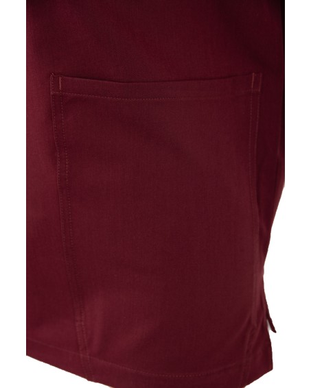 kopia MYNTS V-Neck Pocket Genius - ScrubTop Men MMT003 Burgundy - MYNTS