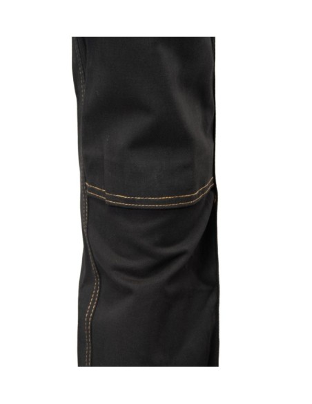 SPODNIE OGRODNICZKI CZARNY - BRIXTON SPARK