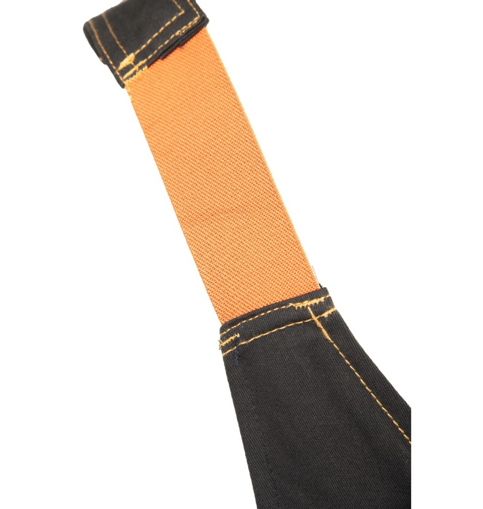 SPODNIE OGRODNICZKI CZARNY - BRIXTON SPARK