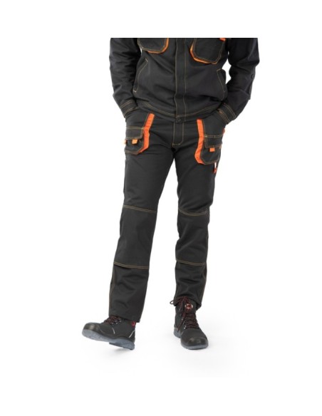 SPODNIE DO PASA CZARNY - BRIXTON SPARK