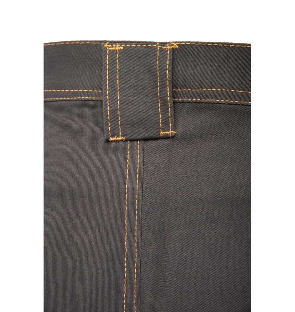 SPODNIE DO PASA CZARNY - BRIXTON SPARK