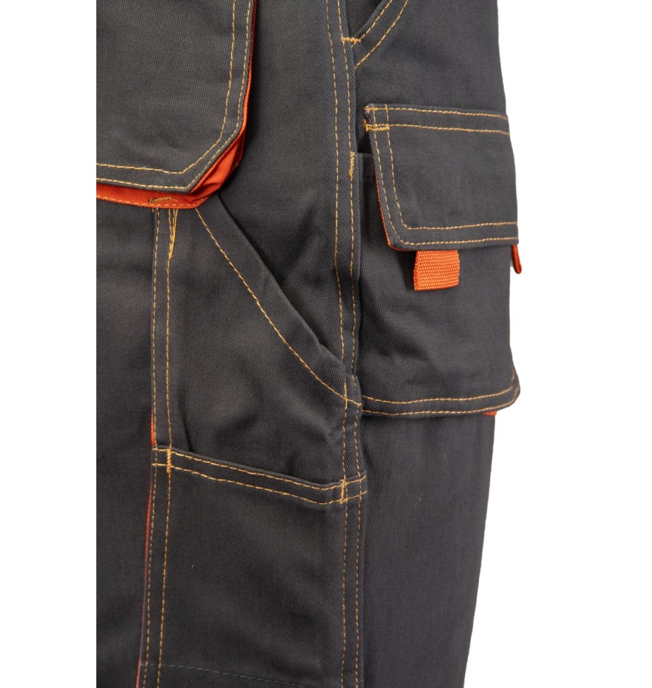 SPODNIE DO PASA CZARNY - BRIXTON SPARK