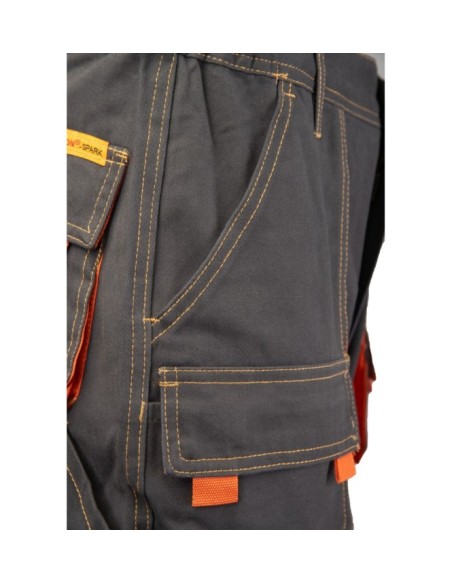 SPODNIE DO PASA CZARNY - BRIXTON SPARK