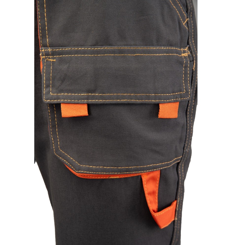 SPODNIE DO PASA CZARNY - BRIXTON SPARK